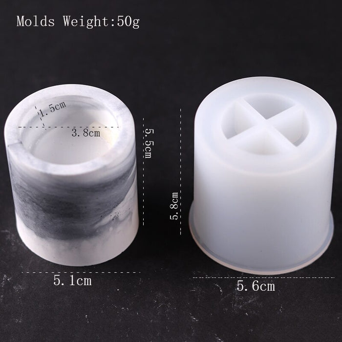 Candle Holder Mould | Mould - Resinarthub