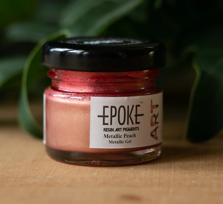 Metallic Peach Epoke Art Mini Pigment 20g | Pigment - Resinarthub
