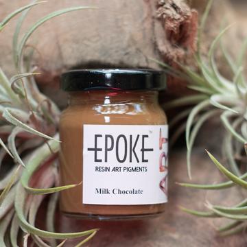 Milk Chocolate Brown (Opaque) - EPOKE Art Pigment Paste - 75g | Pigment - Resinarthub