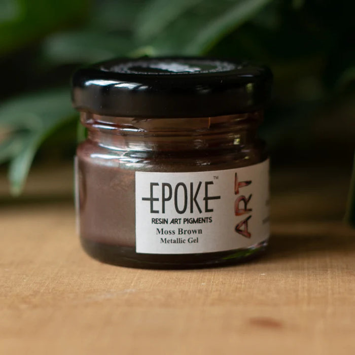Moss Brown Metallic Epoke Art Mini Pigment 20g | Pigment - Resinarthub