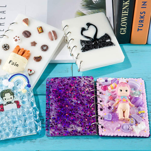 Notebook Shape Silicone Mold for resin aft craft  (8 variants) | Mould - Resinarthub