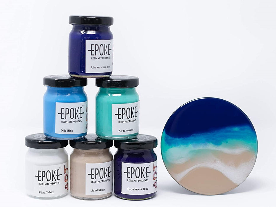 Ocean Effect Kit Art Resin Pigments - 6 Colors | Pigment - Resinarthub