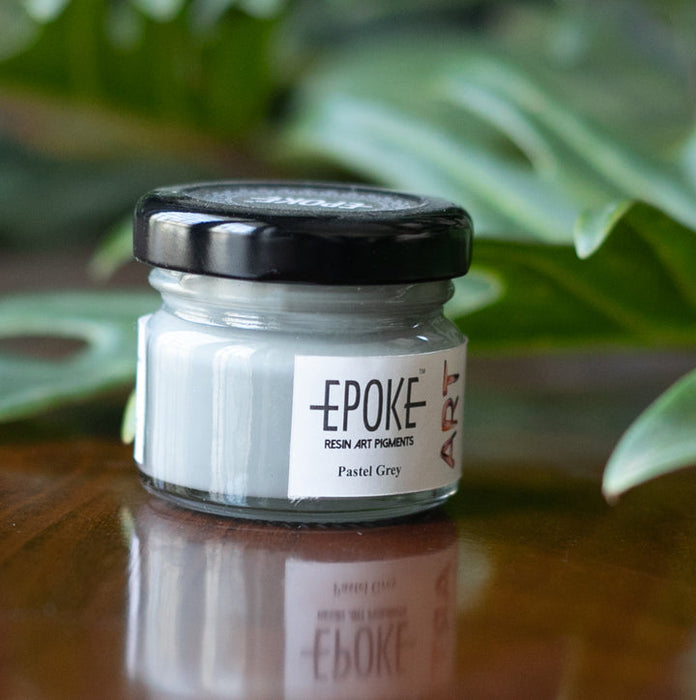 Pastel Grey Opaque Epoke Art Mini Pigment 25g | Mould - Resinarthub