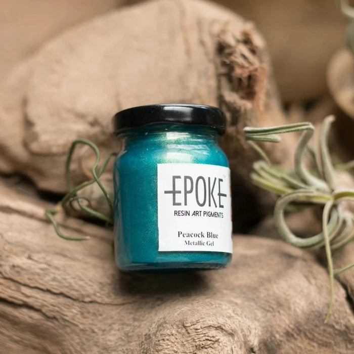 Peacock Blue Metallic Epoke Art Pigment 70g | Pigment - Resinarthub