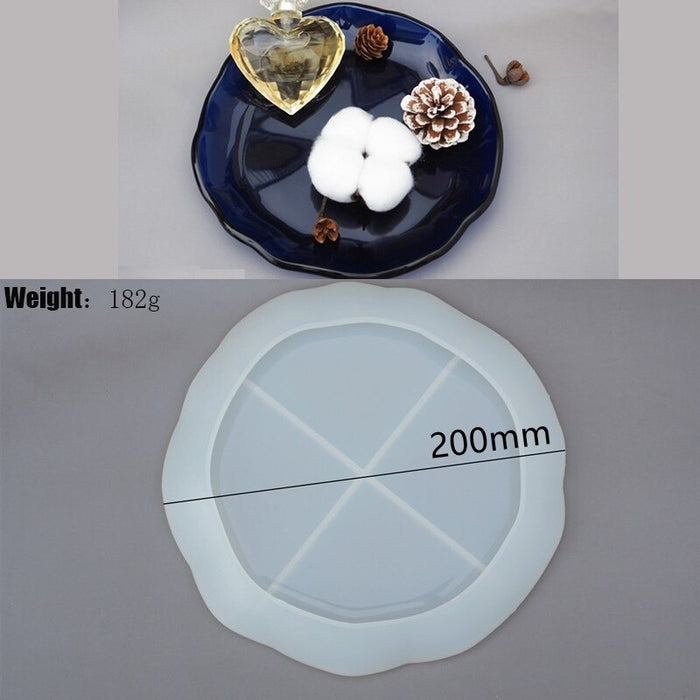Trinket Tray Silicone Mold for Jesmonite Art (3 variants) | Mould - Resinarthub