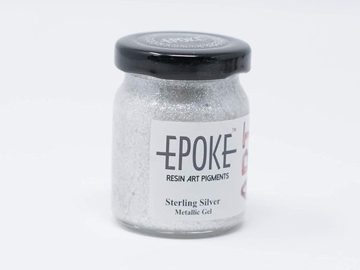 Sterling Silver Metallic Epoke Art Pigment 75g | Pigment - Resinarthub