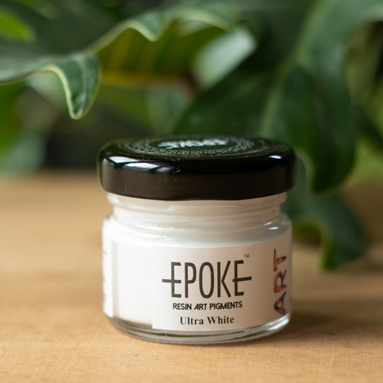 Ultra White Opaque Epoke Art Pigment 25gm | Pigment - Resinarthub