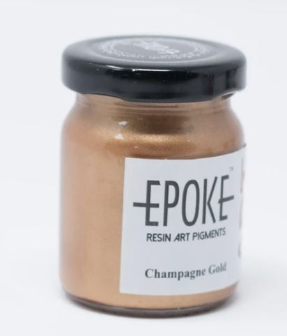 Champagne Gold Mettallic Epoke Art Pigment 75g | Pigment - Resinarthub