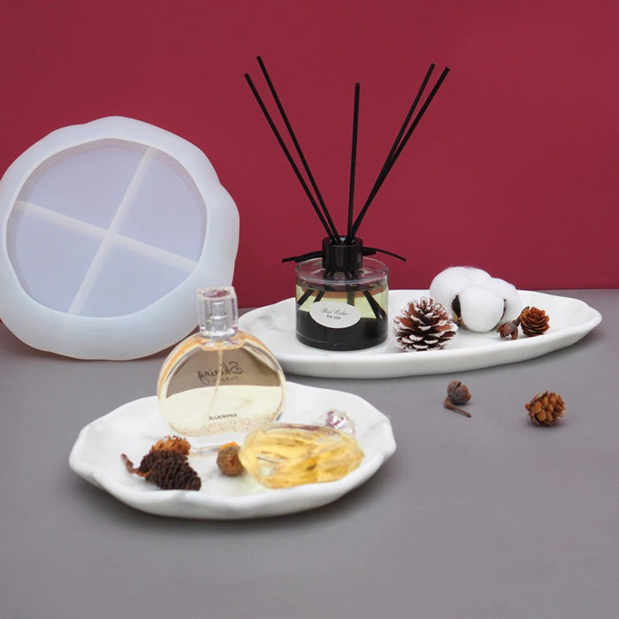 Trinket Tray Silicone Mold for Jesmonite Art (3 variants) | Mould - Resinarthub