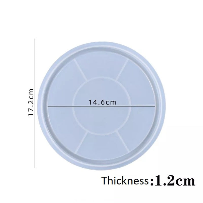 Circle Silicone Mold for Jesmonite Art | Mould - Resinarthub