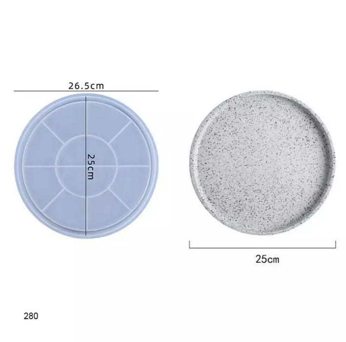 Circle Silicone Mold for Jesmonite Art | Mould - Resinarthub
