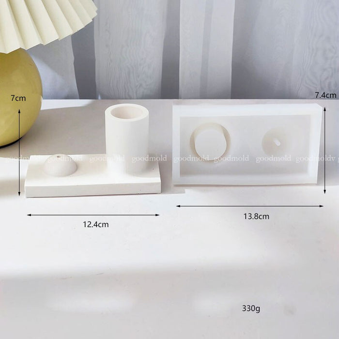 Incense Burner Mould Round for Jesmonite Art | Mould - Resinarthub