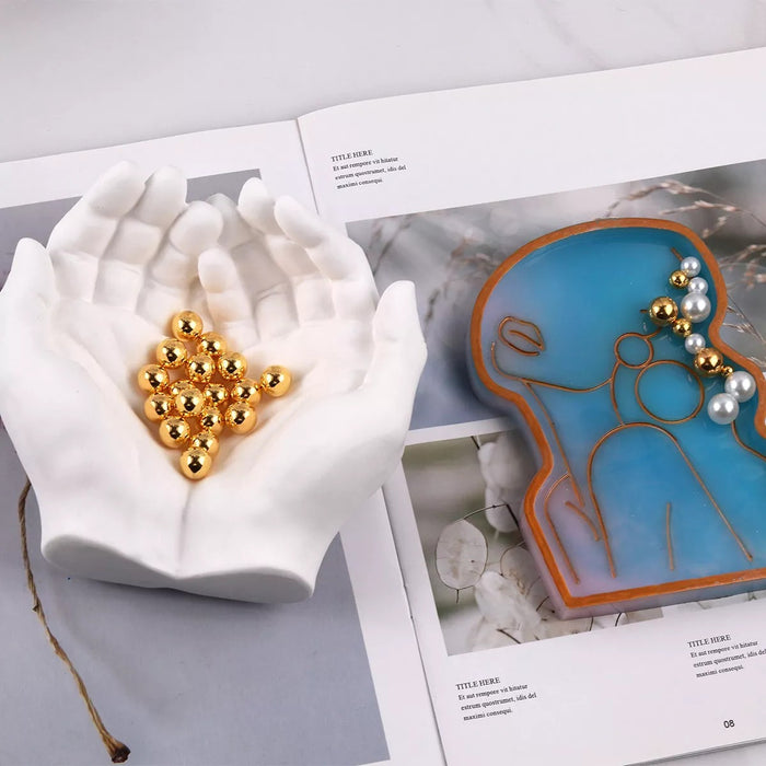 Two hand Model Storage Mould | Mould - Resinarthub