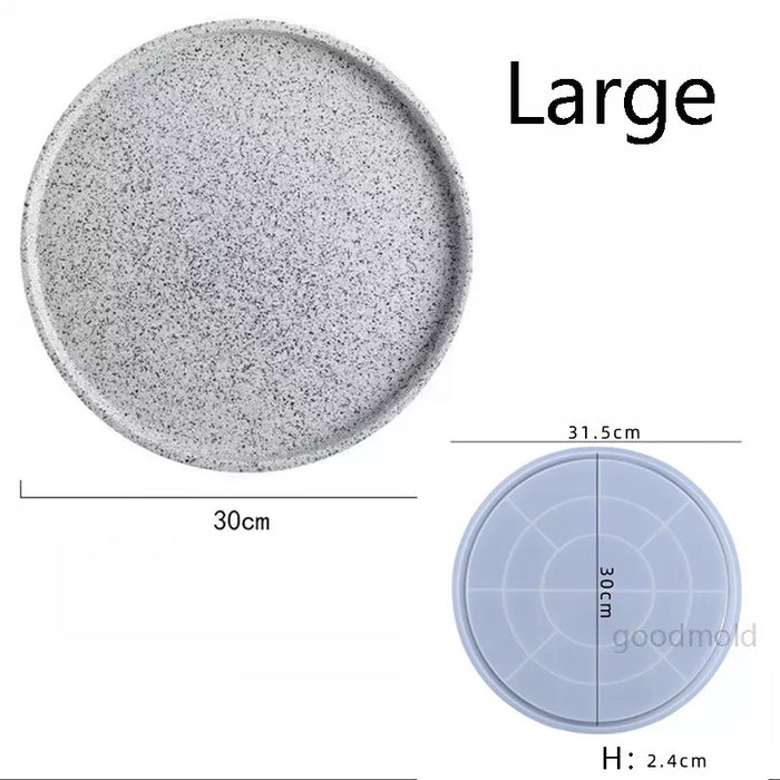 Circle Silicone Mold for Jesmonite Art | Mould - Resinarthub