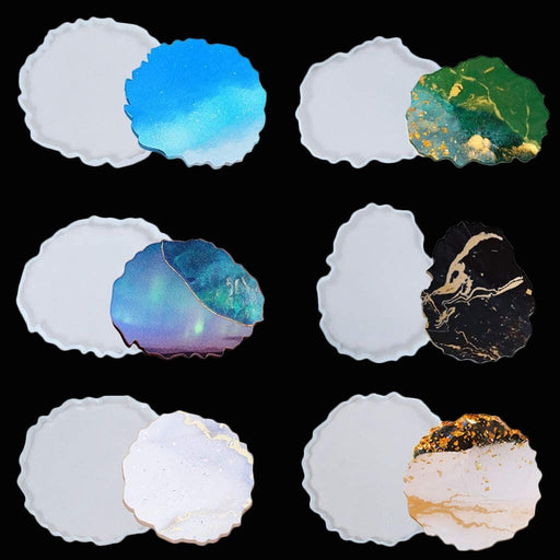 Irregular Coaster Silicone Mold | Mould - Resinarthub