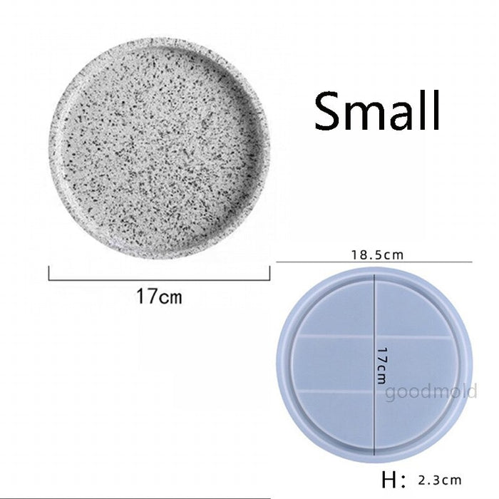Circle Silicone Mold for Jesmonite Art | Mould - Resinarthub