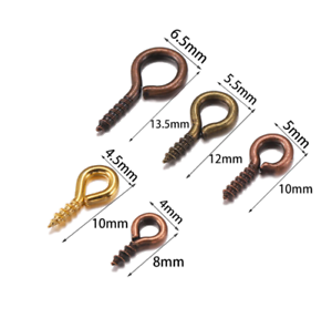 Screw Eye Hooks for Resin Pendants - 100 pieces | Jewellery - Resinarthub