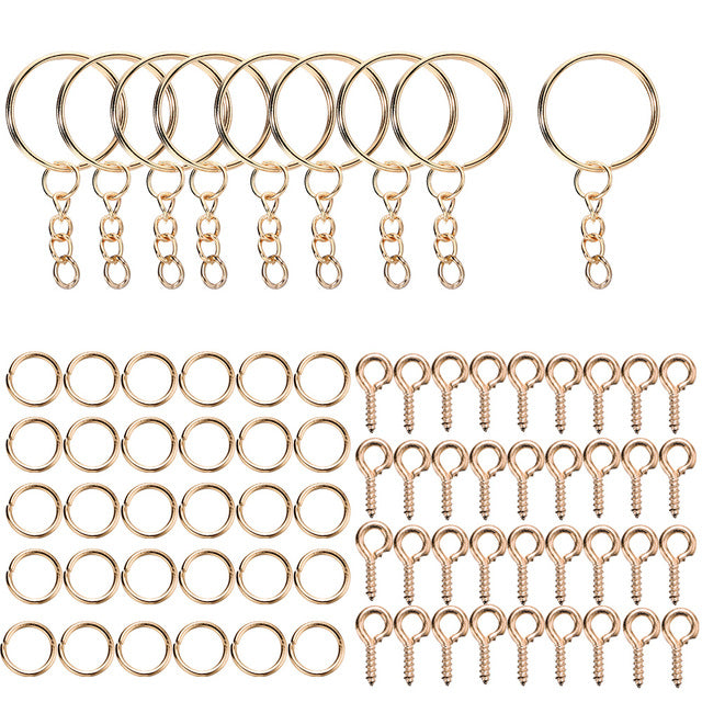 Keychain Rings Full Set of 110 pcs