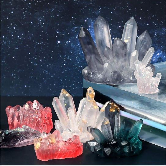 11 Pcs Crystal  Silicone Mold for Resin Art