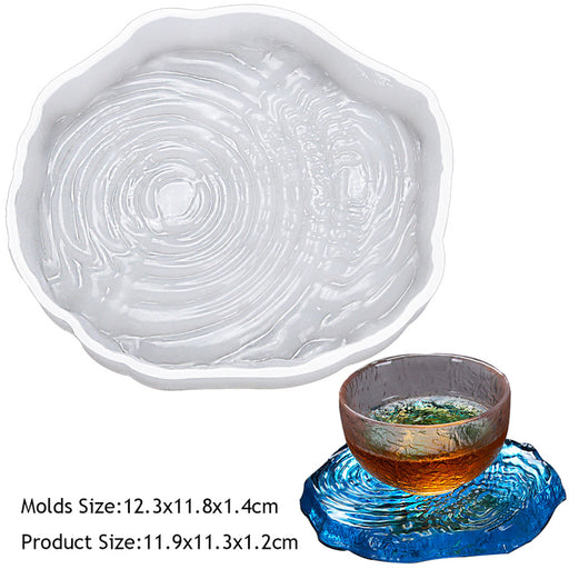 Water Ripples Coaster Molds | Mould - Resinarthub