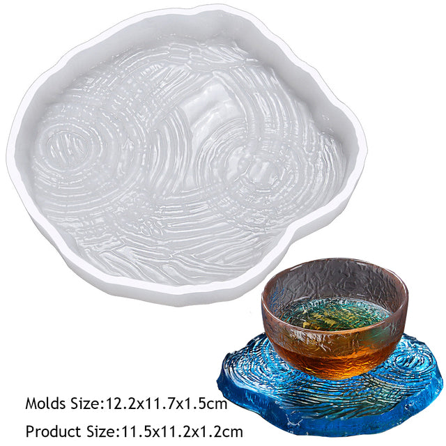 Water Ripples Coaster Molds | Mould - Resinarthub