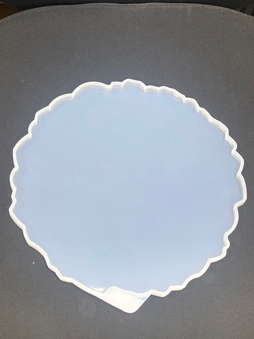 Circle tray Mould with Handle (5 variants) | Mould - Resinarthub