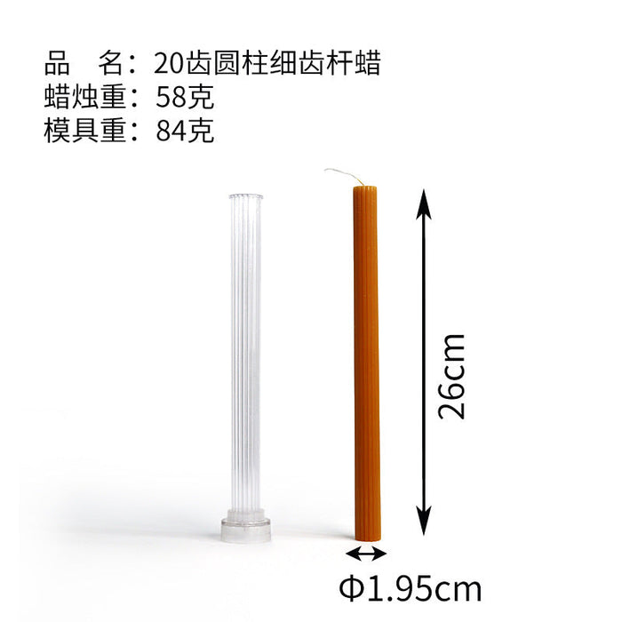 Acrylic Mold For Long Thin Candles | Mould - Resinarthub
