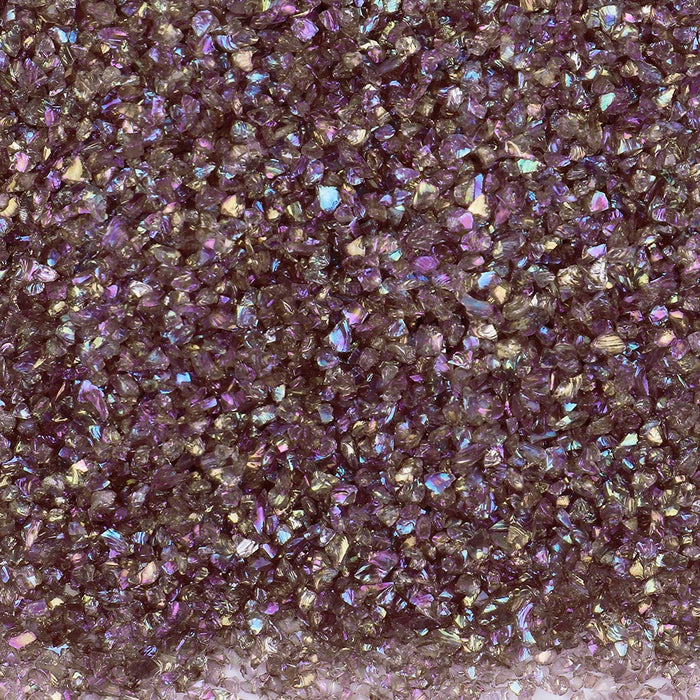 Iridescent Purple Color Crushed Stones For Resin Art-250gms