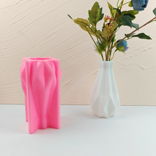 Stripped Cone Shaped Silicone Vase Mold | Mould - Resinarthub