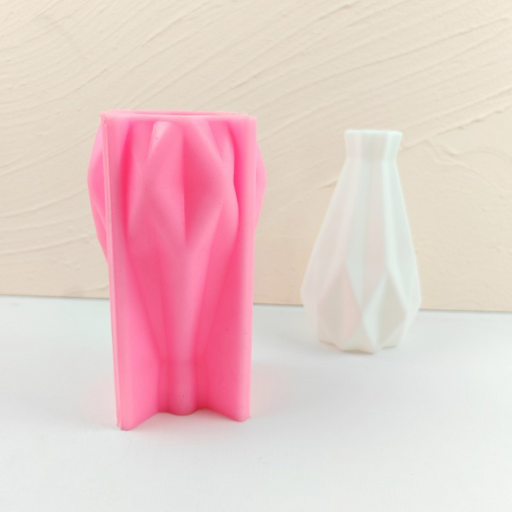 Stripped Cone Shaped Silicone Vase Mold | Mould - Resinarthub