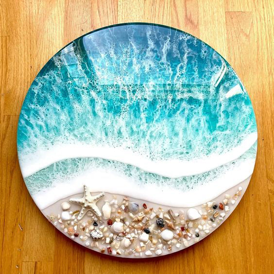 Ocean Resin Art Workshop (Arabic) |  - Resinarthub