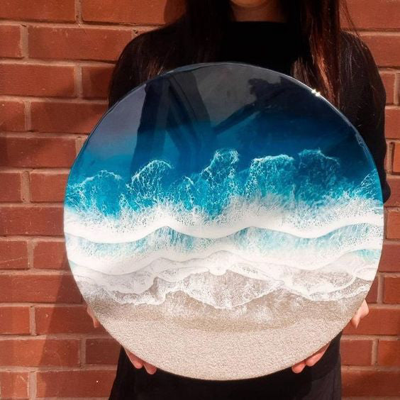 Ocean Resin Art Workshop (Arabic) |  - Resinarthub