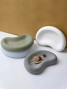 Pea Shaped Silicone Storage Mold for Jesmonite Art