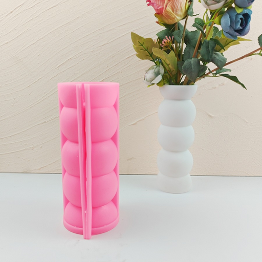 Ring Shaped Cylindrical Silicone Vase Mold  for Jesmonite Art | Mould - Resinarthub