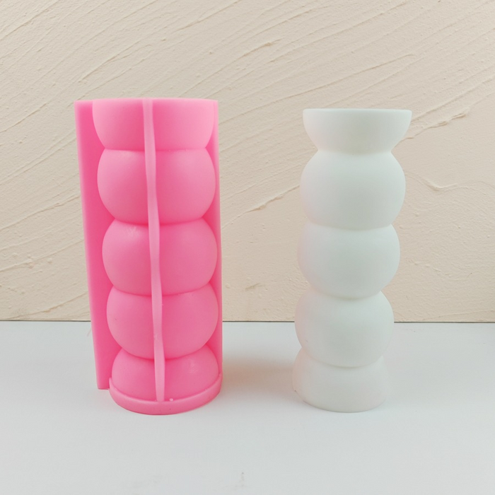 Ring Shaped Cylindrical Silicone Vase Mold  for Jesmonite Art | Mould - Resinarthub