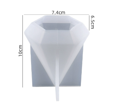 Geometric Diamond Shaped Ring Holder Silicone Mold for Resin Art