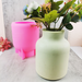 Cylindrical Pot Shaped Silicone Vase Mold for Jesmonite Art. | Mould - Resinarthub