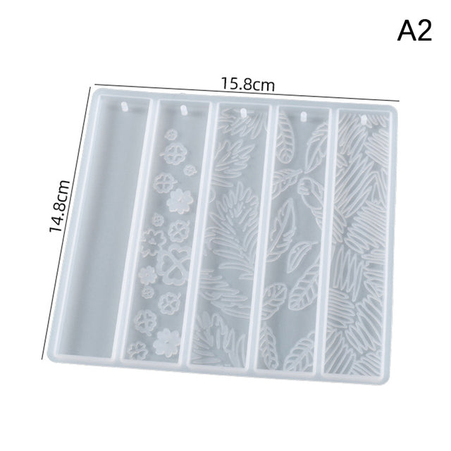 NEW Silicone Bookmark Mold,resin Mold for Bookmark,resin Bookmark Molds,diy  Resin Mold,silicone Craft Moulds for Bookmark Making 