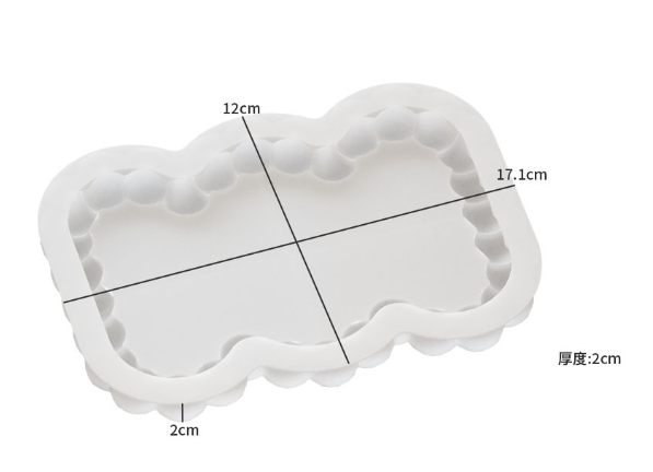 Bubble Tray Coaster Silicone Molds for Jesmonite Art( 4 Variants) | Mould - Resinarthub