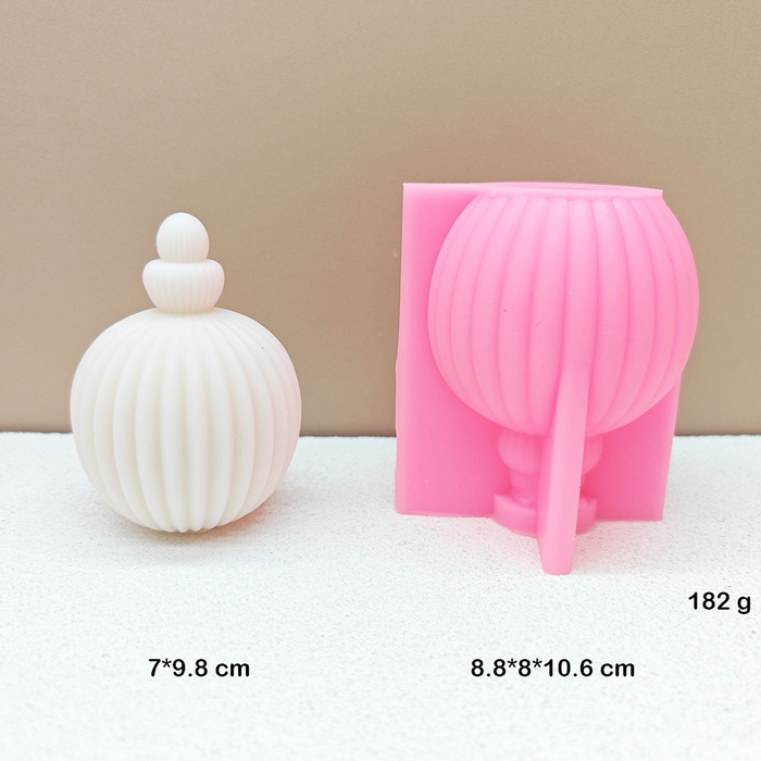 Bottle Shaped Silicone Molds for Candle Making (3 Variants)