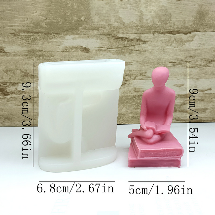 Alone Human Silicone Mold for Candle Making