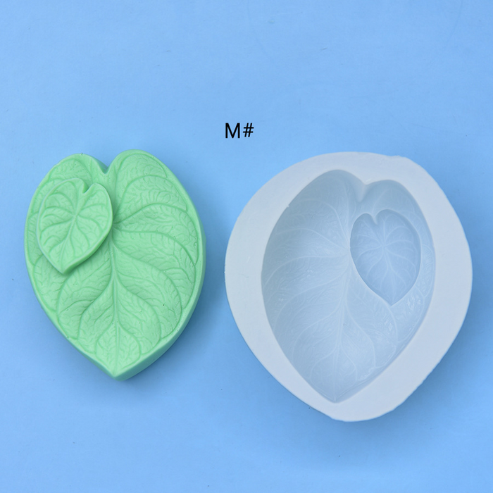 Leaf Shaped Silicone Mold for Jesmonite Art (2 Variants)