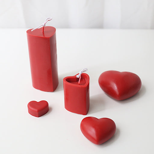 Heart Acrylic Candle Mold | Mould - Resinarthub