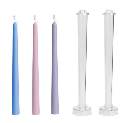 Taper Acrylic Candle Mold | Mould - Resinarthub