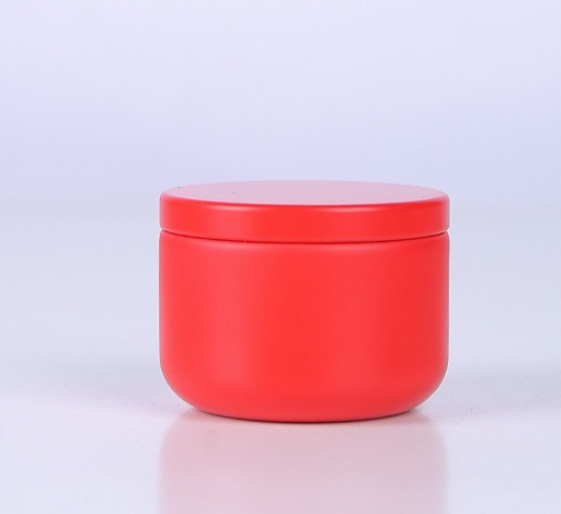 Light Red Colored Metallic Jar for Candle Making (12pcs) | candle - Resinarthub