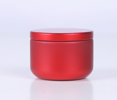 Bright Red Colored Metallic Jar for Candle Making (12pcs) | candle - Resinarthub