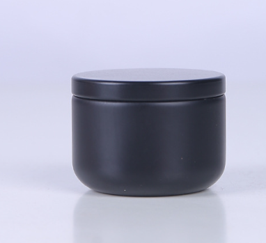 Black Colored  Metallic Jar for Candle Making(12pcs) | candle - Resinarthub