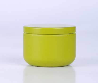 Lemon Green Colored  Metallic Jar for Candle Making(12pcs) | candle - Resinarthub