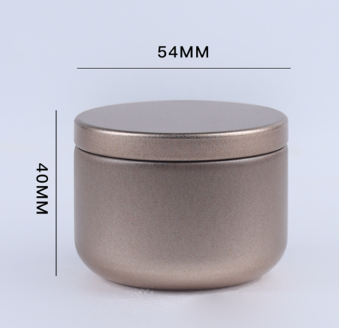 Metallic Gold Colored  Metallic Jar for Candle Making(12pcs) | candle - Resinarthub