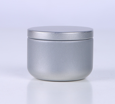 Silver Colored  Metallic Jar for Candle Making | candle - Resinarthub